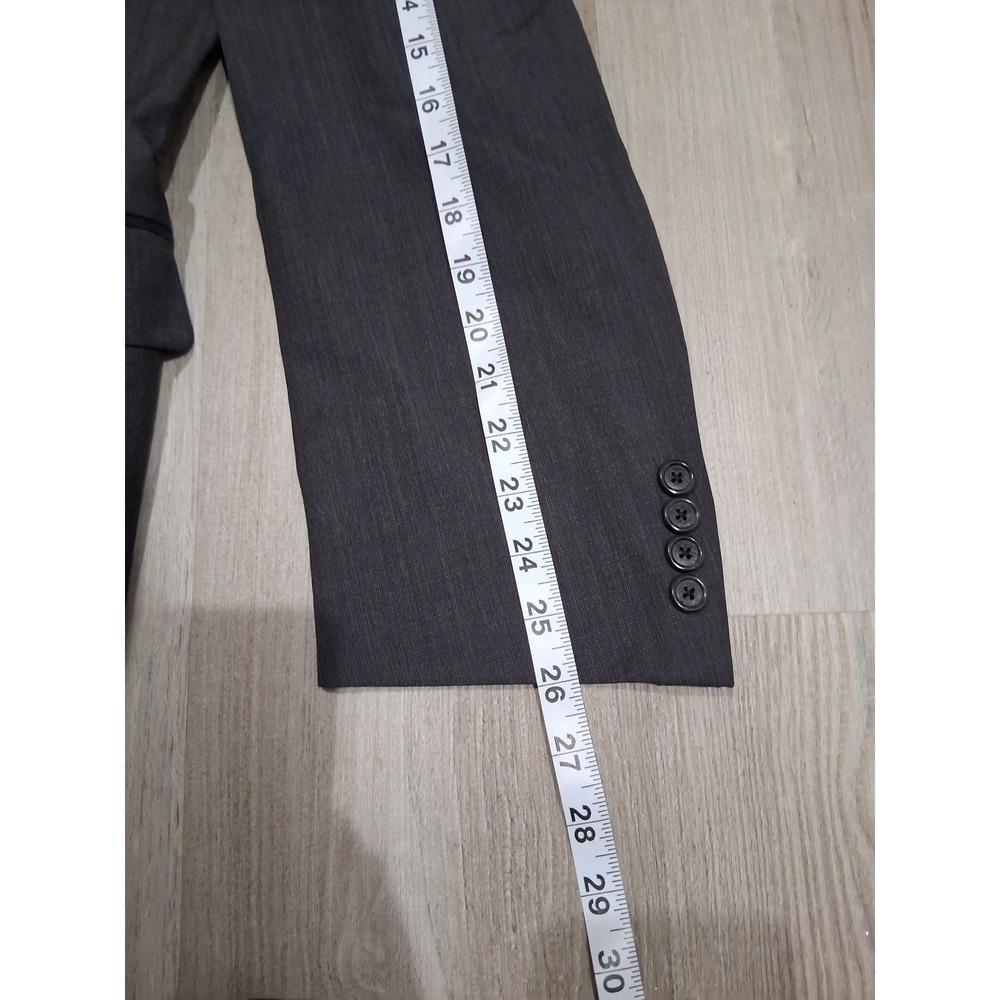 Burberry Mens Charcoal Grey Two Button Blazer Sport Coat 42R‎ - Picture 3 of 6
